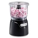 Hamilton Beach Electric Vegetable Chopper & Mini Food Processor, 3-Cup, 350 Watts, for Dicing, Mincing, and Puree, Black (72850G)