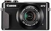 Canon PowerShot Digital Camera [G7 X Mark II] with Wi-Fi & NFC, LCD Screen, and 1-Inch Sensor - Black, 100 - 1066C001