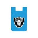 Designed with Raiders Silicone Credit Card Keeper/Phone Wallet Stick on Compatible with iPhone & Almost All Smartphones