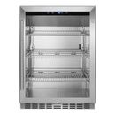 Summit Appliance SCR611GLOS 24" Stainless Steel Built-In Undercounter Indoor / Outdoor Glass Door Beverage Refrigerator - 115V