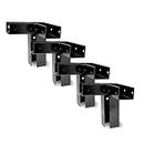 HME 11-Gauge Powder-Coated Steel Durable Ground Blind Platform Bracket 4 Pack - For Use With 4x4 Wooden Beams (Not Included)