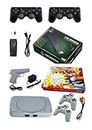 Gagan Traders TV Video Game Console Stick 2.4g Wireless Gamepad Controller USB Built-in 25000+ Classic Games 64gb with Mini Retro Game 8Bit Wire Game for Kids 999 Games in Built Version(Combo Pack)
