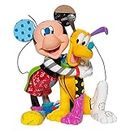 DISNEY BY BRITTO Mickey Mouse and Pluto 90th Anniversary Figurine, Large