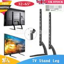 Universal Top TV Table Stand Leg Mount LED LCD Flat Screen 14-65 inch TV Bracket