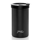 PRESSE by Bobble French Coffee Press And Insulated Stainless Steel Travel Tumbler for On-The-Go Brewing - 13 oz (Black)