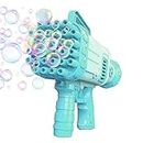 GRAPHENE 32 Hole Electric Gatling Bubble machine Gun for Kids with Soap Solution Indoor and Outdoor Toys for Toddlers Bubble Launcher Machine for Girls and Boys (Color as per Stock)