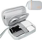 Ambiger Electronic Gadget Travel Organizer, Electronic Accessories Bag, Gadget Organizer Case, Cable Organizer bag Portable Electronic Organizer, External Hard Drive Portable Carrying Case (Grey)