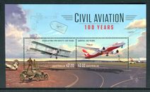2020 Civil Aviation 100 Years - MUH Mini Sheet