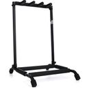 Rok-It RI-GTR-RACK3 Collapsible Folding Guitar Rack for 3 Acoustic or Electric Guitars