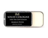 Solid Cologne For Men Arabian Oudh Scent After Shave Aftershave balm 18ml Tin
