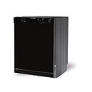 Equator-Europe 24" Built in 14 place Dishwasher with 8 Wash Programs (Black)