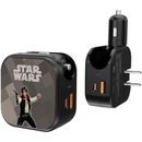 Keyscaper Han Solo Star Wars Color Block 2-in-1 USB A/C Charger