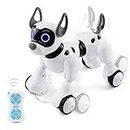 Ramokdu Remote Control Robot Dog Toy, Robots for Kids, Rc Dog Robot Toys for Kids 3,4,5,6,7,8,9,10 Year olds and up, Smart & Dancing Robot Toy, Imitates Animals Mini Pet Dog Robot
