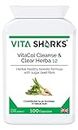 VitaCol Cleanse & Clear Herba 12 - Fibre Enriched Vegetarian Herbal Colon Cleansing Formula. Increase Faecal Bulk with 12+ Kosher Herbal Ingredients