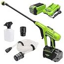 Greenworks 40V (600 PSI 0.8 GPM) Power Cleaner, 2Ah USB Battery and Charger Included