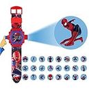 Spider-Man Projector Kid's Video Game Double Handling System Watch (Multicolour)