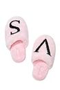 Victoria's Secret closed-Toe Faux-Fur slipper color Pink Sz Small New