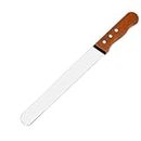 zunsy 10 Inch Stainless Steel Plain Knife for Cutting Bread, Pastry, Cake & Homemade Bread(Pack of 1)
