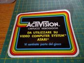 ADESIVO STICKER kleber vintage activision cartucce videogiochi computer atari