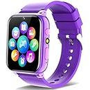 Tywop Smart Watch for Kids 3-12 Year Old Boys Girls Game Watches with Video Camera 26 Puzzle Games 13 Alarm Clock Music Player 1.69" HD Touchscreen Pedometer Audiobook Learning Card Birthday Gifts