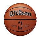 Wilson NBA Authentic Series Basketball – Outdoor, Größe 12,7-69,8 cm, WTB7300ID05, braun, Size 5-27.5"