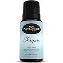 #1 Respiratory Essential Oil & Sinus Relief Blend - Supports Allergy Relief, Breathing, Congestion Relief, & Respiratory Function - 100% Organic Therapeutic & Aromatherapy Grade - 15ml
