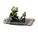 Jiakalamo Water Floating with Frog Ornament Figurine Statue Craft for Home Yard Garden Pond Decoration, Floating Animal Statue,Water Floating Pond Decoration(Frog shape)