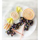 The Holiday Aisle® Faux Candy Corn Lollipop & 1 Faux Cake Pop 1 Faux Large Candy | 8.75 H x 3.5 W x 0.75 D in | Wayfair