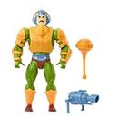 Masters of the Universe Origins-Spielzeug, Man-at-Arms Duncan-Actionfigur aus der Cartoon-Kollektion, ca. 14 cm großer Held mit Abnehmbarer Rüstung und Zubehör, HYD25