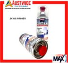 SPRAY MAX 2K GLOSS BLACK TOUCH UP SPRAY SOLID DIY AUTOMOTIVE TOP COAT 400MLS