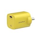 Stuffcool Nuevo PD20W Made in India Smallest Wall Charger Charges iPhones 50% in 30 Mins Perfect for Latest iPhone 15,14,13,12 (Nuevo Yellow)