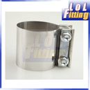 2.75" Stainless Steel Flat Band Exhaust Pipe Clamp