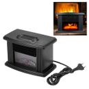 1000W Electric Heater Portable Home Freestanding Fireplace Stove EU Standard