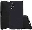 More Fit Rubber Soft Silicon Candy Shockproof Slim Back Cover Case for Vivo Y51a - Black