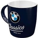 Nostalgic-Art Retro Kaffee-Becher, 330 ml, Original Lizenzprodukt (OLP), BMW – Classics – Geschenk-Idee für BMW Accessoires Fans, Keramik-Tasse, Vintage Design