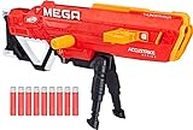 Nerf Accustrike Mega Thunderhawk Toy Blaster - Longest Blaster - 10 Official Accustrike Mega Darts, 10-Dart Clip, Bipod - For Kids, Teens & Adults, Multicolor