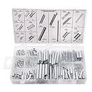 Ruibapa 200PCS Spring Assortment Kit Zinc Plated Extension and Compression Springs Kit with 20 Different Sizes for Home Repairs & DIY