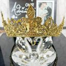Vintage Royal King Crown for Men, Fleur-De-Lis Crown, Wedding, Party, Prom, Gift