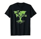 Happy Earth Day Racines d'arbre, environnement, planète T-Shirt