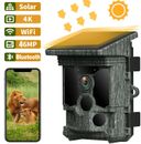 Fotocamera solare Campark 4K Wildlife Trail 46 megapixel telecamera da caccia WiFi PIR visione notturna