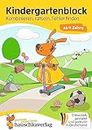 Kindergartenblock ab 4 Jahre - Kombinieren, rätseln, Fehler finden: Bunter Rätselblock - Sinnvolle Beschäftigung die Spaß macht (Übungshefte und -blöcke ... und Vorschule 609) (German Edition)