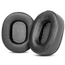 TaiZiChangQin Ear Pads Earpads Ear Cushions Replacement Compatible with NAD - VISO HP50 NAD HP50 Headphone Protein Leather Black