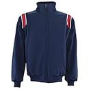 Adams USA ADMBB330-XL-NYSC Umpire Cold Weather Uniform Jacket, Navy/Scarlet, X-Large