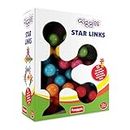 Funskool Star Links, Multicoloured Interlocking Learning Educational Blocks, Improves Creativity And Construction Blocks For Kids, 12 Months & Above, Infant and Preschool Toys