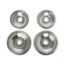 GE Drip Pans For Electric Ranges (4-Pack) Appliance Stove Replacement Parts