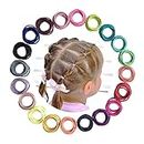 Baby Hair Ties for Girls - 200Pcs Small 1" Elastic Toddler Hair Ties Ponytail Holders Hair Ties for Baby Girls Infants Kids Hair Accessories (Color A)