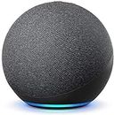 Amazon Echo (4th Gen)| Premium sound powered by Dolby and Alexa (Black)