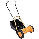 FALCON ‎EASY-28 11" Manual Cylindrical Lawn Mower 300mm Grass Cutting Machine with 20L Catcher Box for Maintaining Garden Yard Farm Upto 150 Square Meters