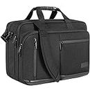 VANKEAN Laptop Bag Premium Laptop Briefcase Fits Up to 17.3 Inch Laptop Expandable Water-Repellent Shoulder Messenger Bag for School/Travel/Business/Men/Women-Black