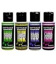 Opticz UV Blacklight Reactive Luminescent 2 oz. Inks - 4 Pack